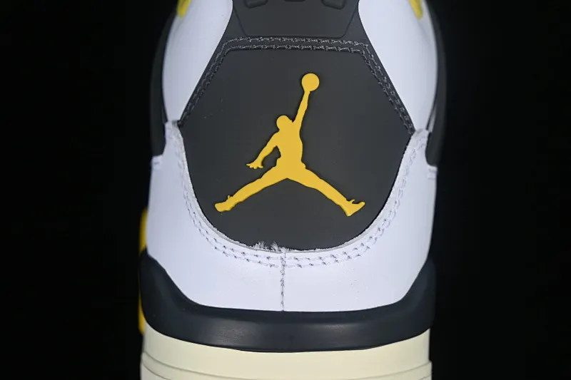 All categories Air Jordan Jordan series basketball shoes Air Jordan 4 Air Jordan 4 Retro "Vivid Sulfur" AJ4 Joe 4 White Thunder AQ9129-101